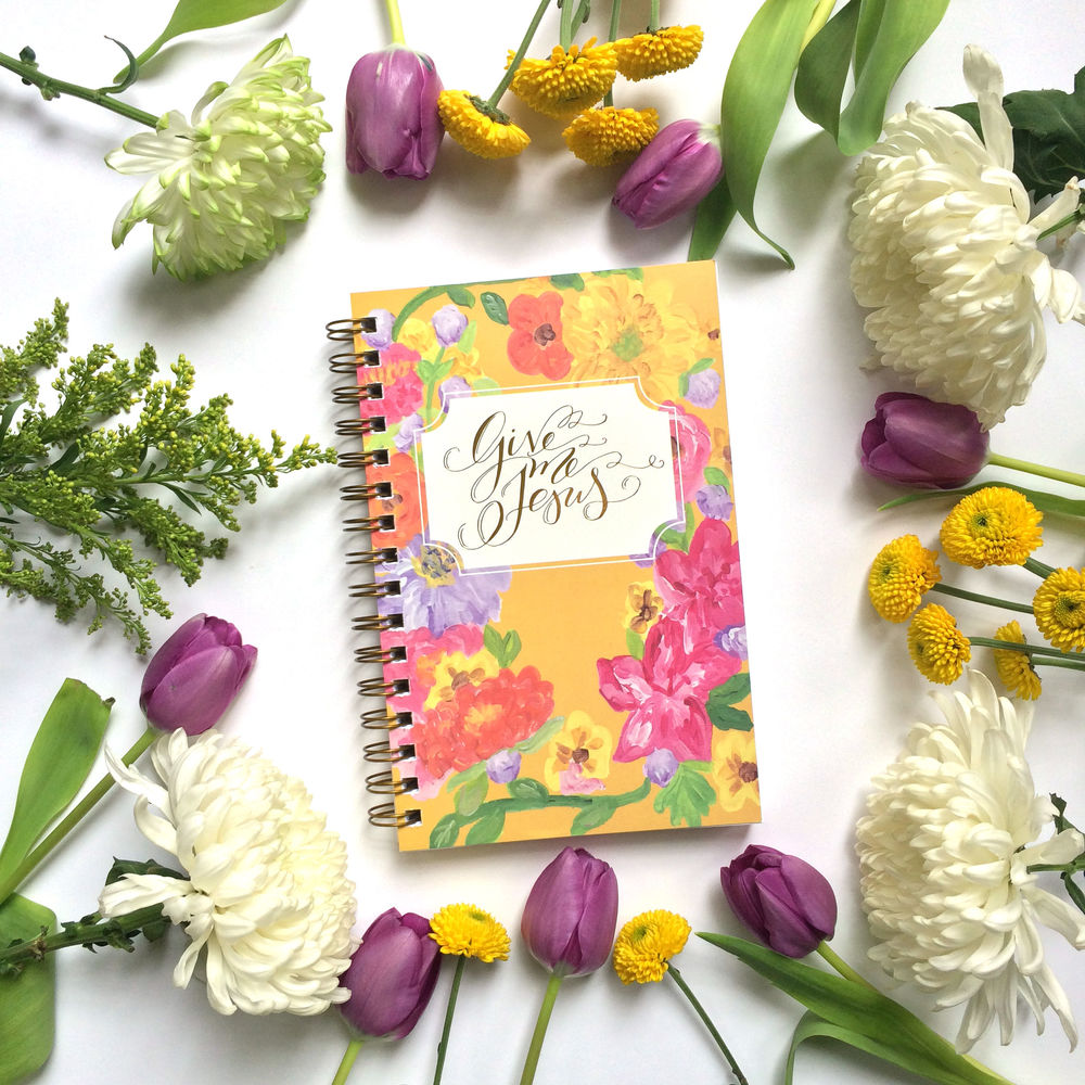 Spring Yellow Give Me Jesus Journal