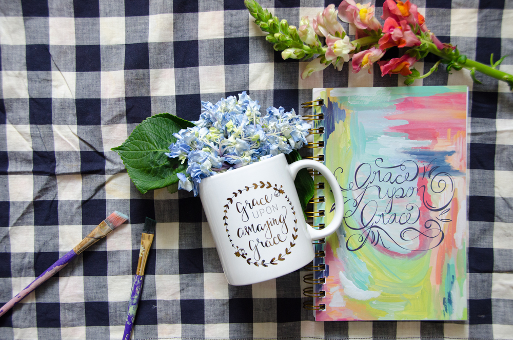  Purchase the Grace Upon Amazing grace mug with the  Grace Upon Grace journal here!  