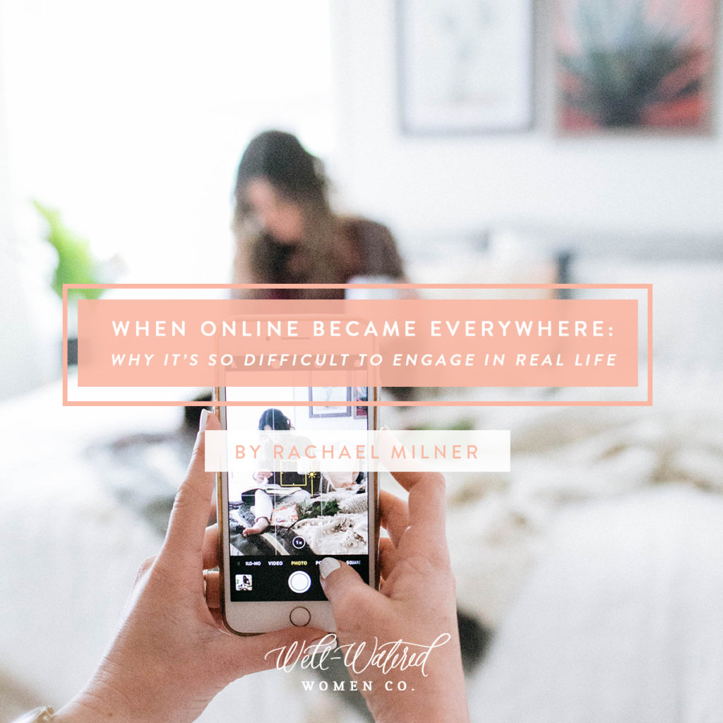 Social media age, the internet, and how we engage more off-line! When Online Became Everywhere: How to put away the phoen and reconnect with the people around you!