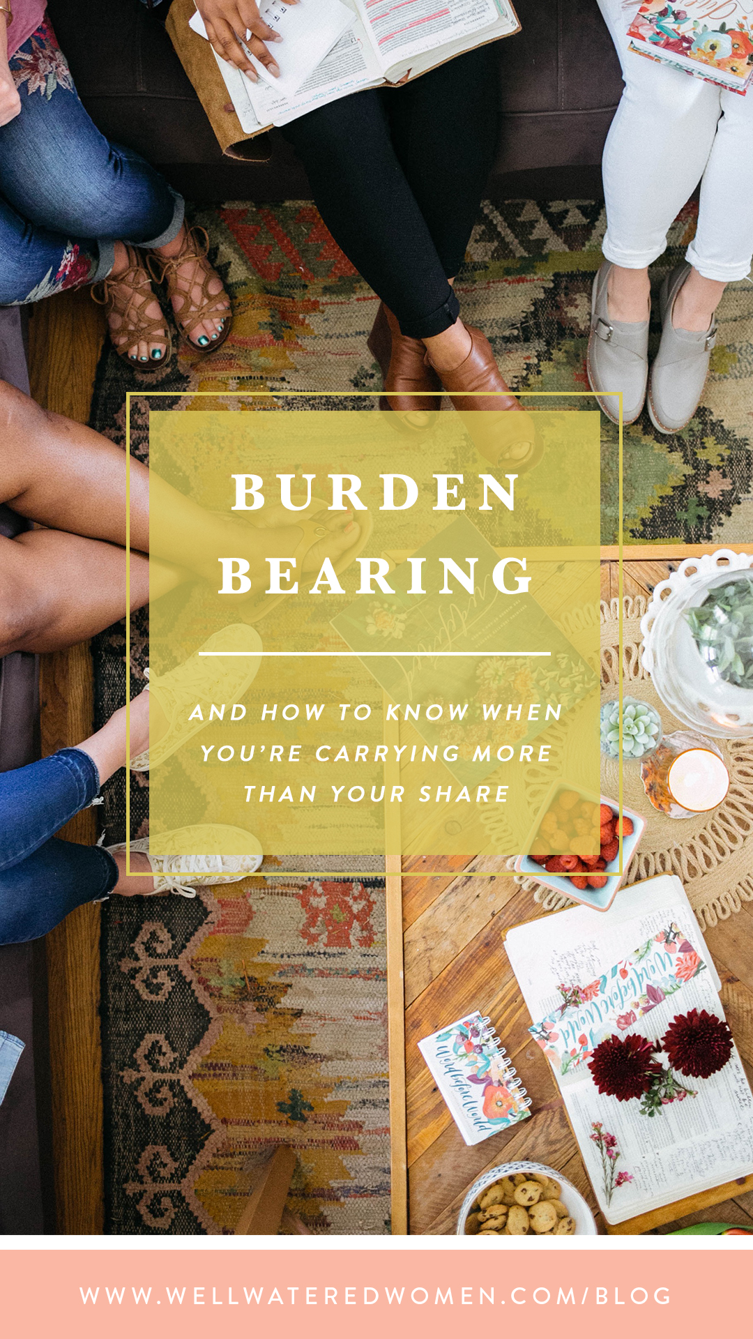 How to know when you're carrying TOO MUCH of a burden on your heart. Questions to ask yourself