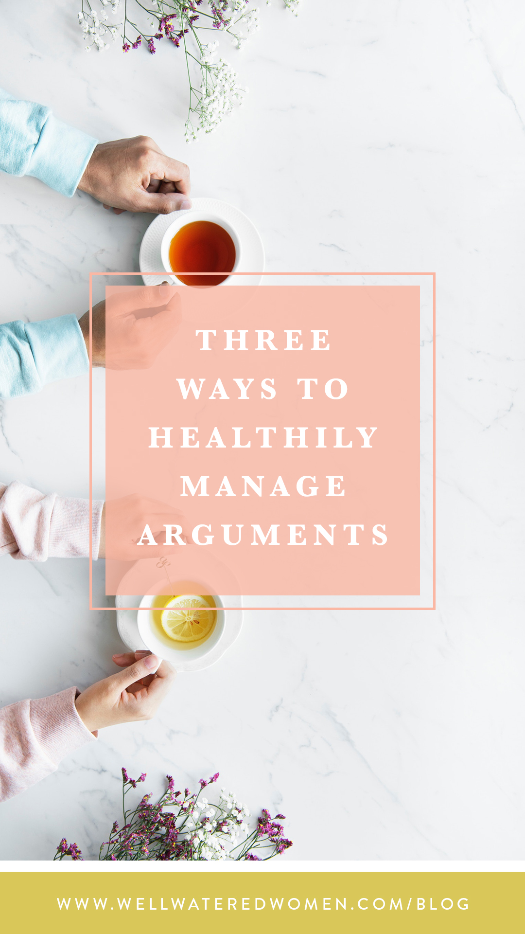 3 Ways to Argue "Well" with Your Spouse. You can manage arguements well and have a healthy marriage! Arguments and disagreements will come. Emotions between spouses are healthy and good. It's the managing of our negative emotions that takes effort and intentionality. But don't ever lose sight of the fact that it's worth every bit of energy we put into it.
