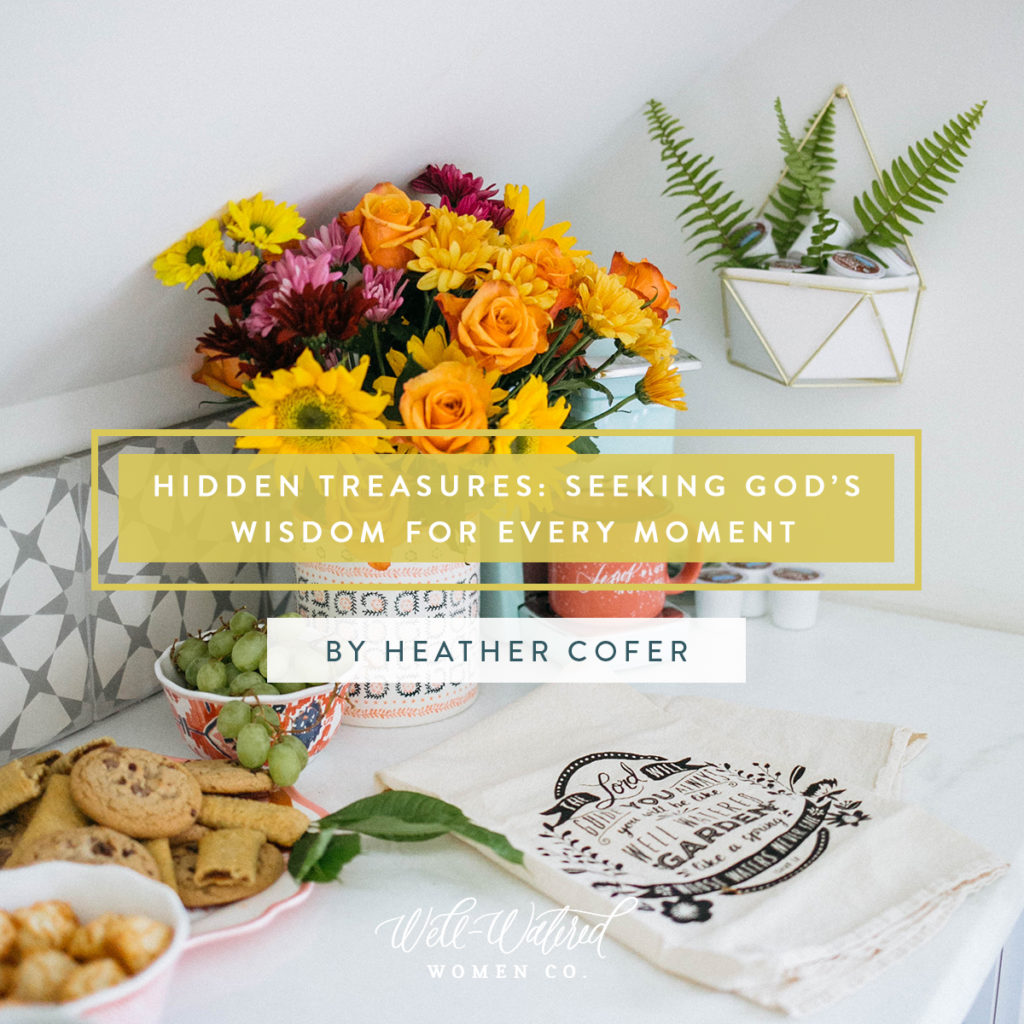 Hidden Treasures: Seeking God's Wisdom for Every Moment by Heather Cofer