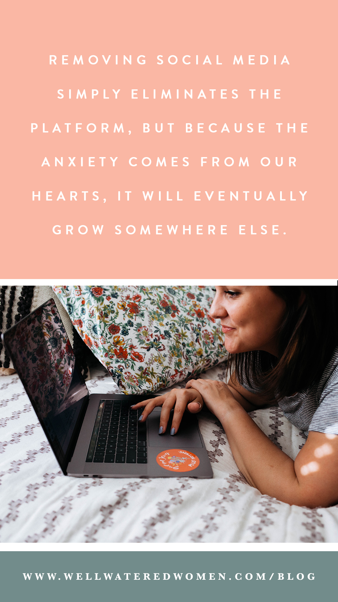 Social Media and Anxiety: Social media is a place our anxiety can flourish, but the root of our anxiety is found in our hearts. Removing social media simply eliminates the platform, but because the anxiety comes from our hearts, it will eventually grow somewhere else.