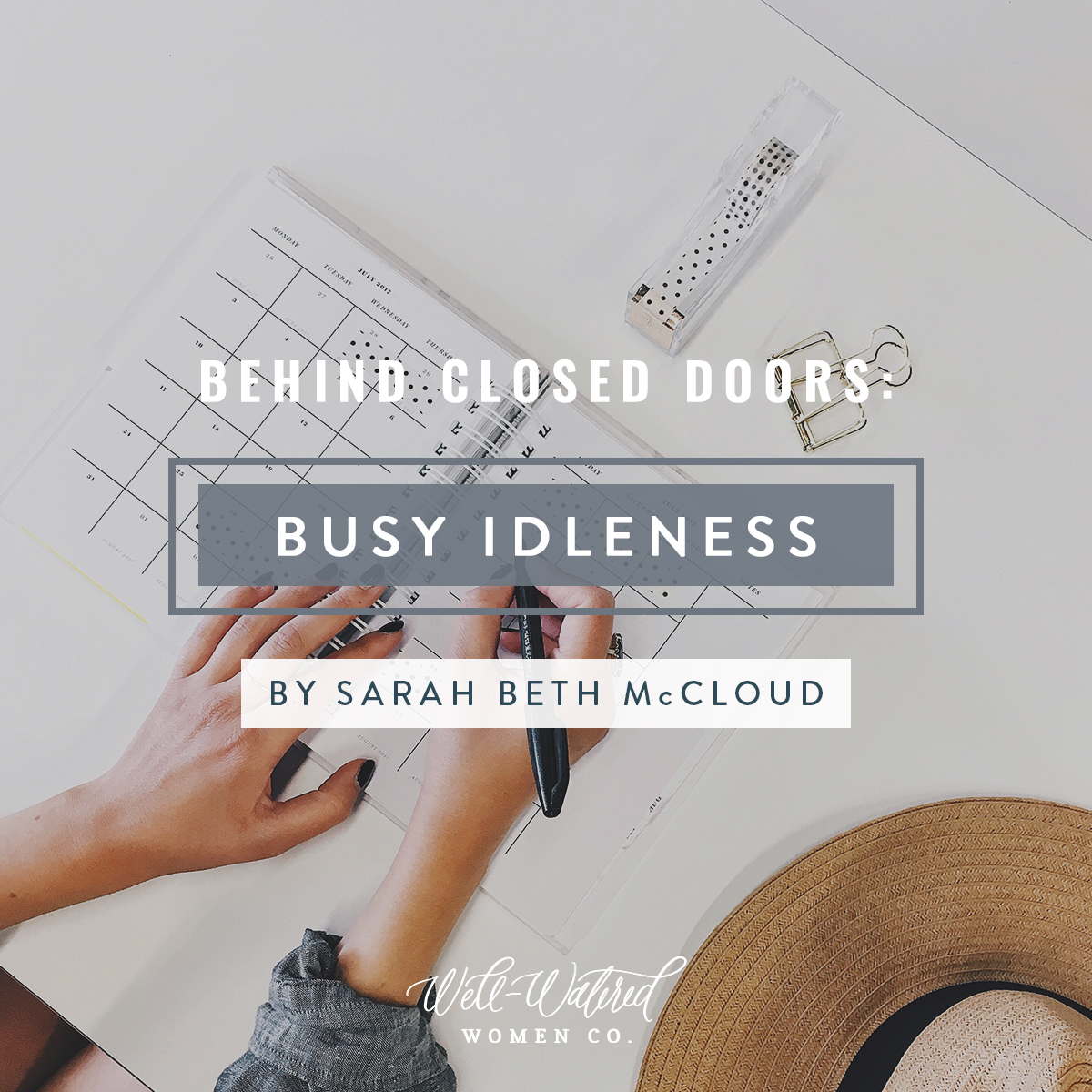 The more I dug into Scripture to see what God has to say about it, the more aware I became of this: I deeply struggle with idleness, and a lot of unaware sisters probably do too.