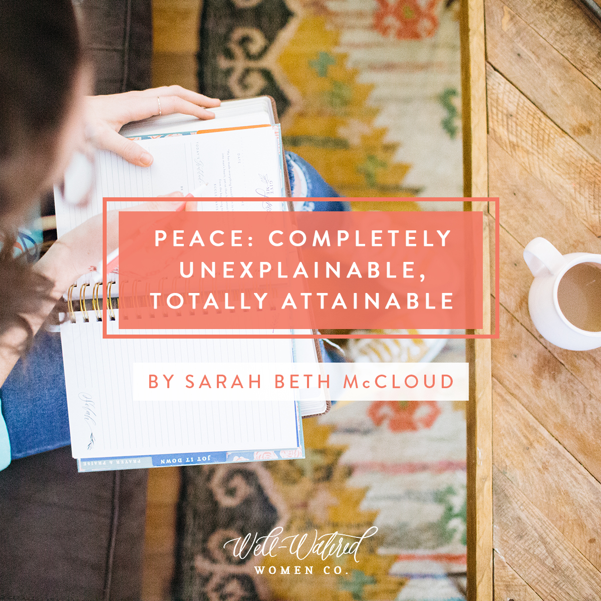 “I have said these things to you, that in me you may have peace. In the world you will have tribulation. But take heart; I have overcome the world” (John 16:33).