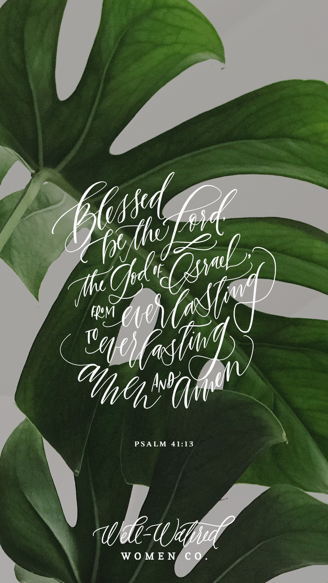 Psalm 41|13