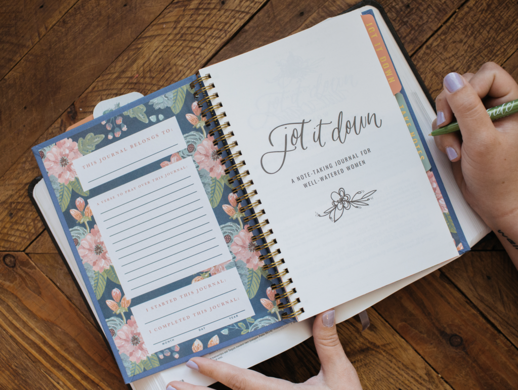 Inside the Jot It Down Journal