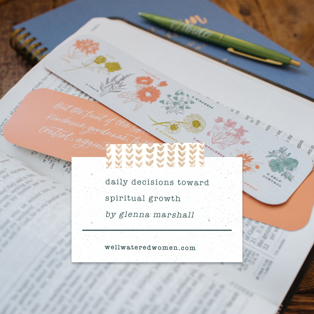 Well-Watered Women Blog | Daily Decisions Toward Spiritual Growth
