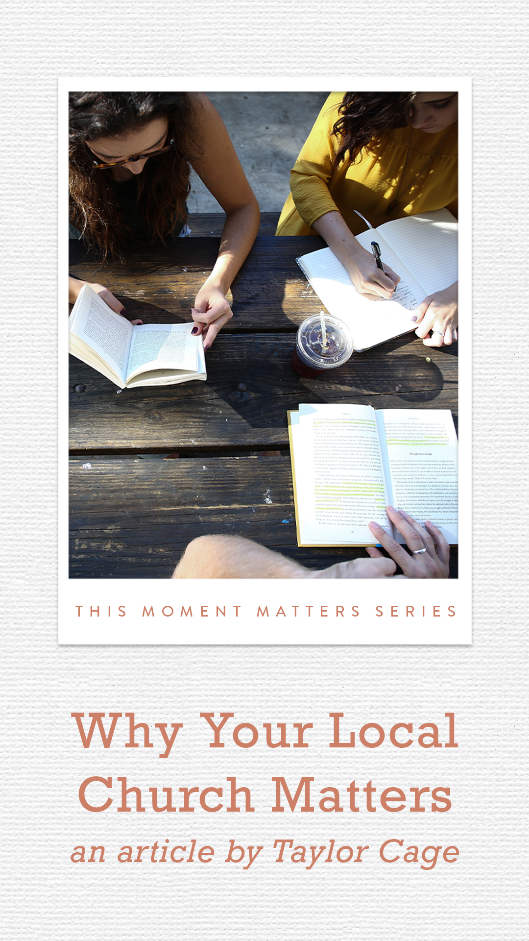 Why Your Local Church Matters-an Article from Well-Watered Women