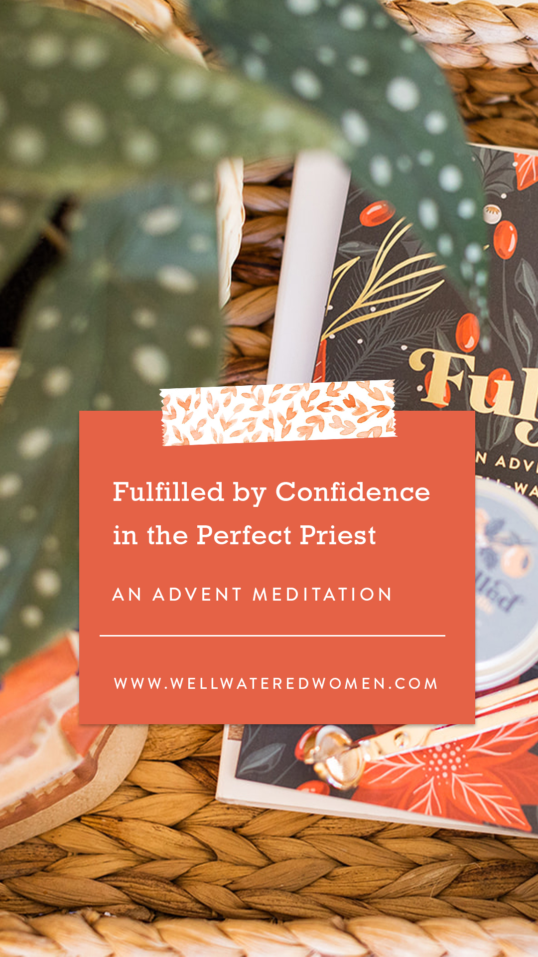 Fulfilled by Confidence in the Perfect Priest - an Advent Meditation from Well-Watered Women