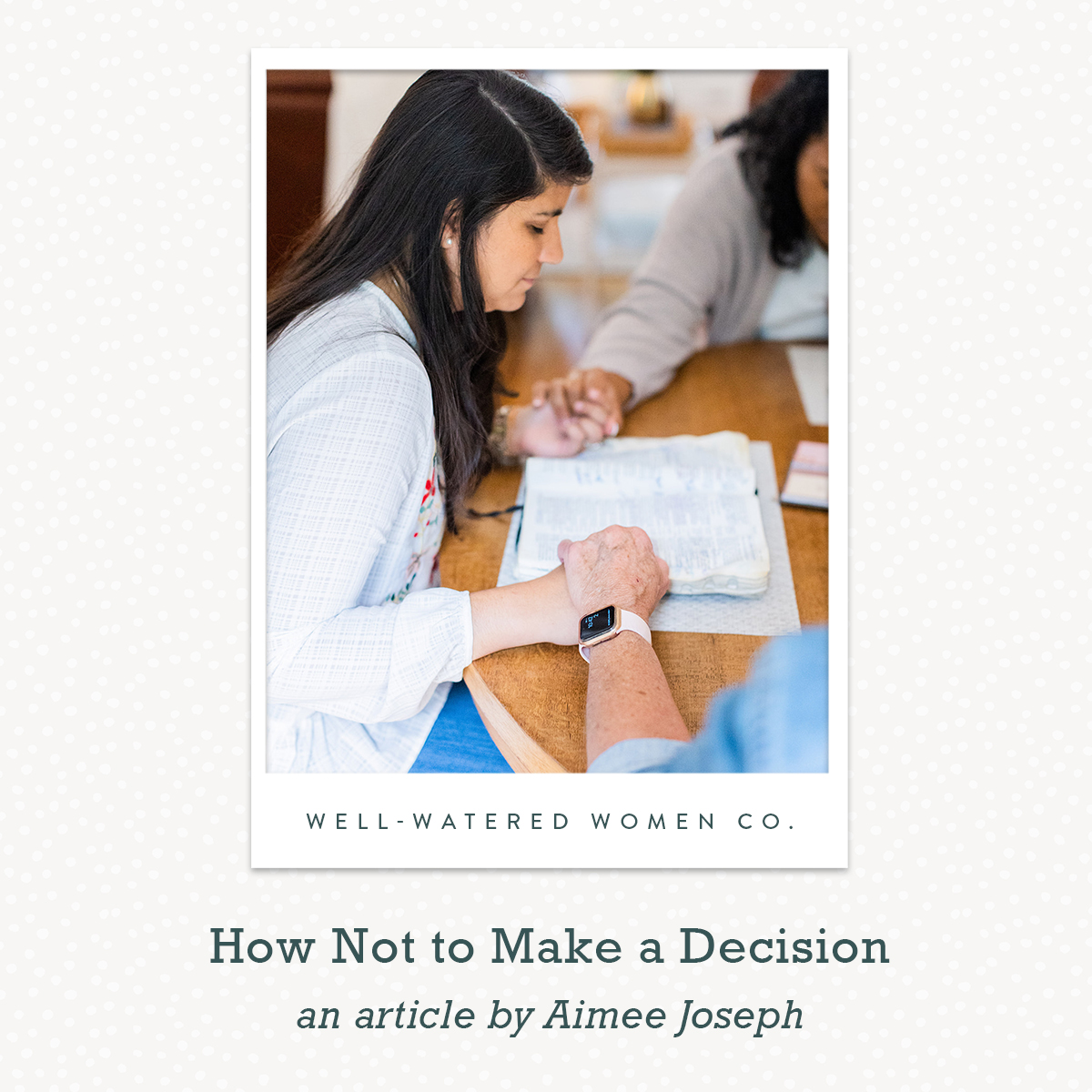 How Not to Make a Decision